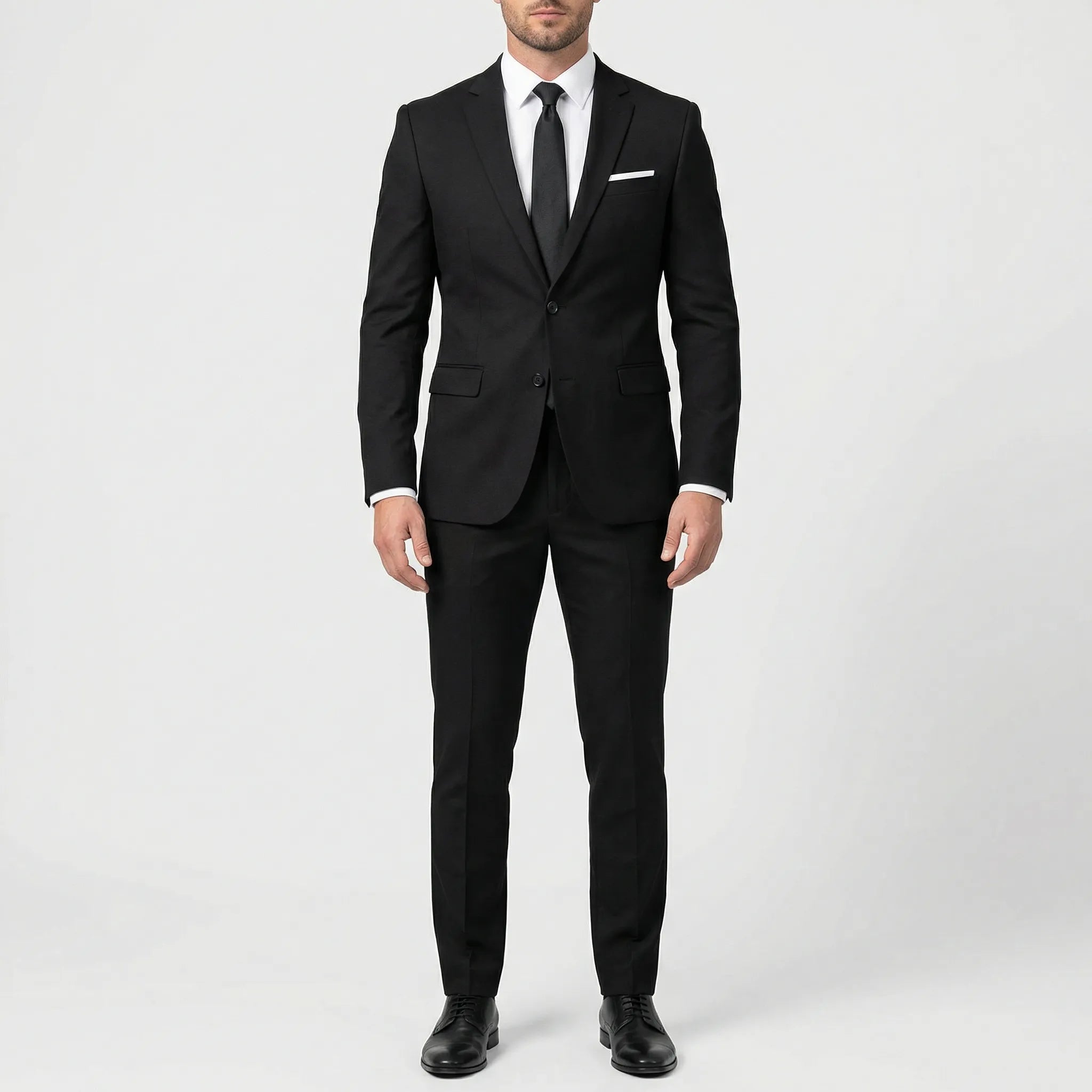 Dwuczęściowy Garnitur Slim Fit - Eleganckie Uroczystości Weselne 