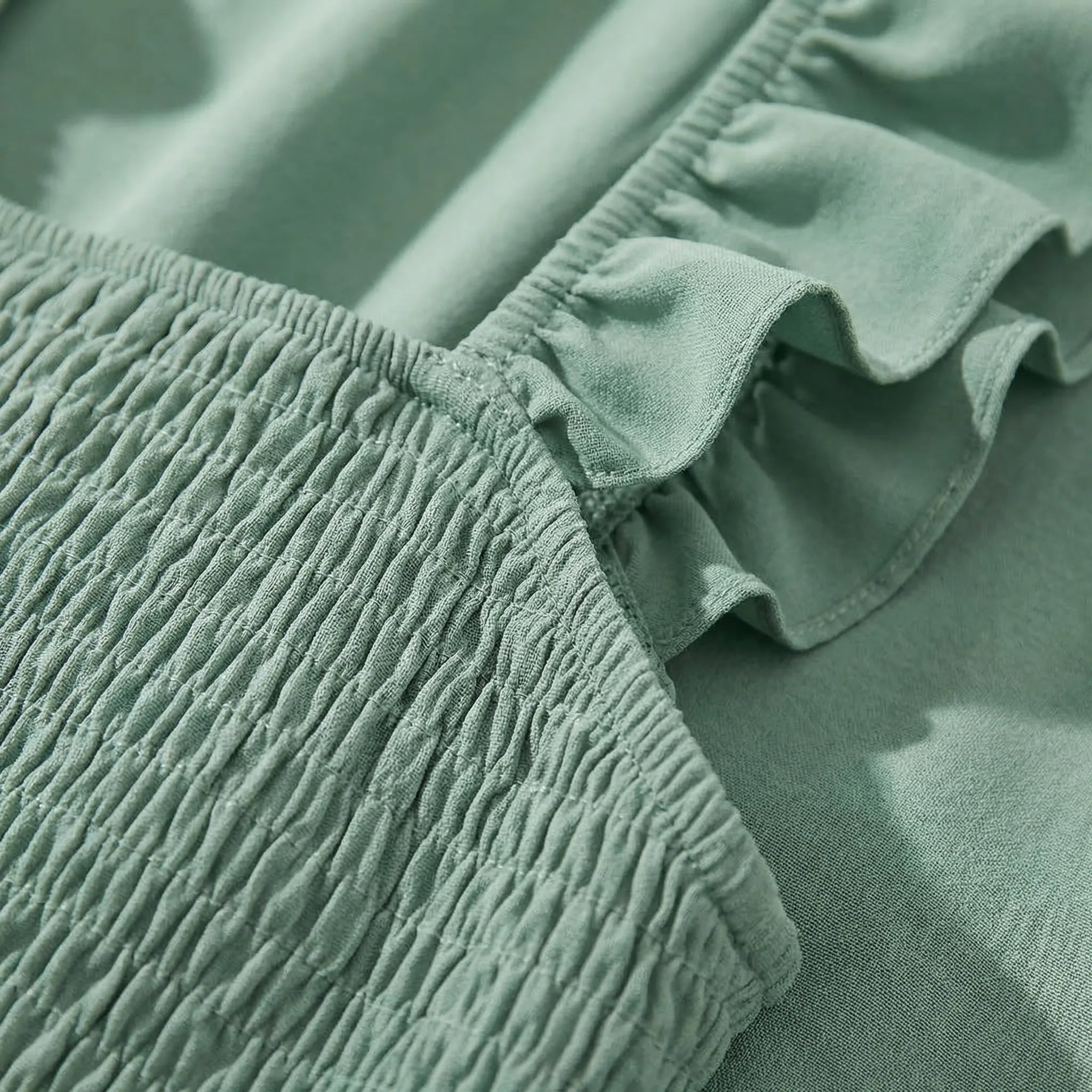 Dwuczęściowy Zestaw Z Falbanami Dla Kobiet - Letnie Wyjścia Ze Znajomymi 