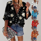 Sybilla – Summer Women's Blouse with Floral Pattern, Light and Stylish