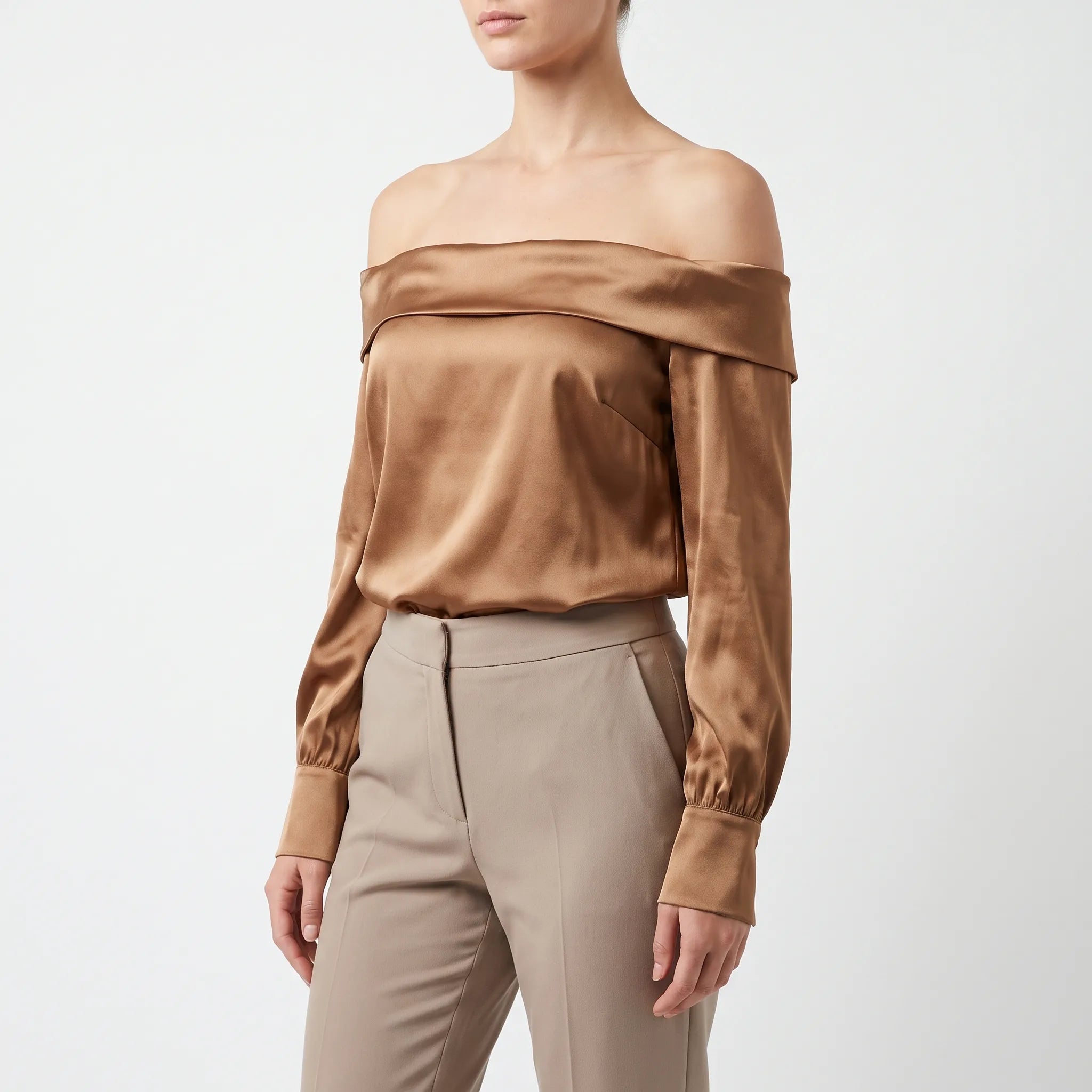 Elegancka Bluzka Asymetryczna - Wieczorne Wyjścia 