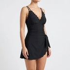 Jednoczęściowa Sukienka Kąpielowa - Pływanie W Basenie 