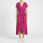 Kopertowa Sukienka Maxi - Letnie Spacery 