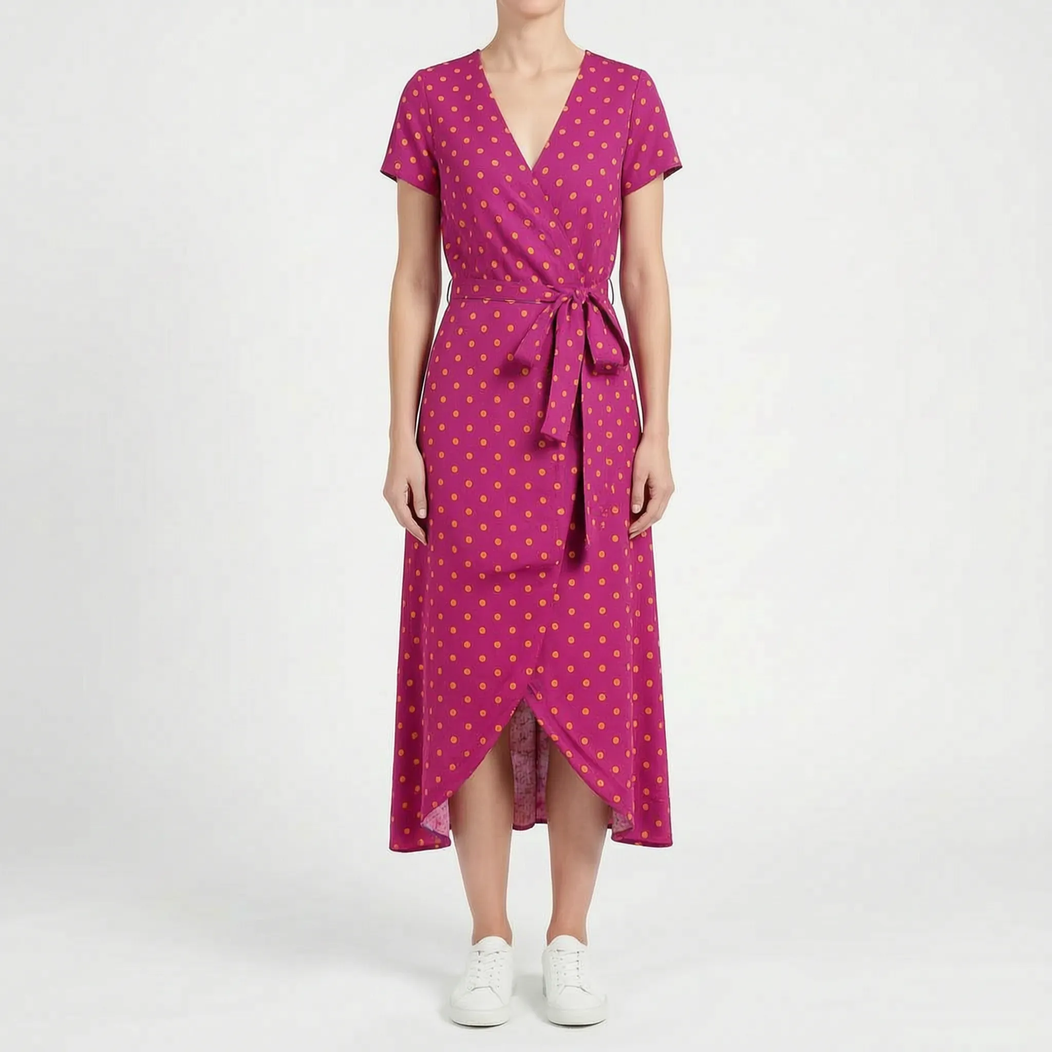 Kopertowa Sukienka Maxi - Letnie Spacery 