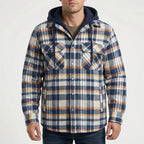Krata Koszulowa Kurtka Z Kapturem - Codzienny Casual Look 