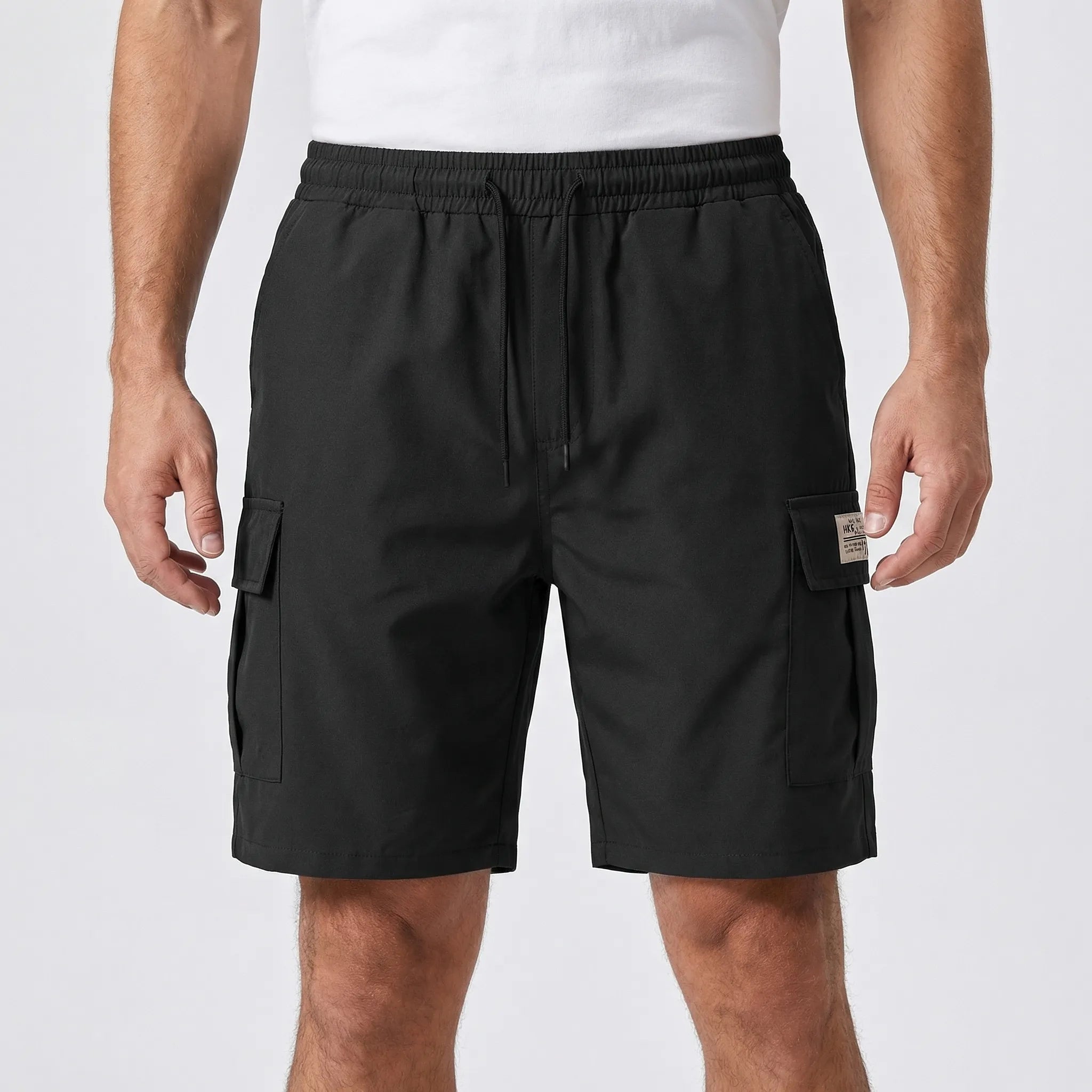 Krótkie Spodenki Cargo Z Kieszeniami - Codzienny Komfort Miejski 