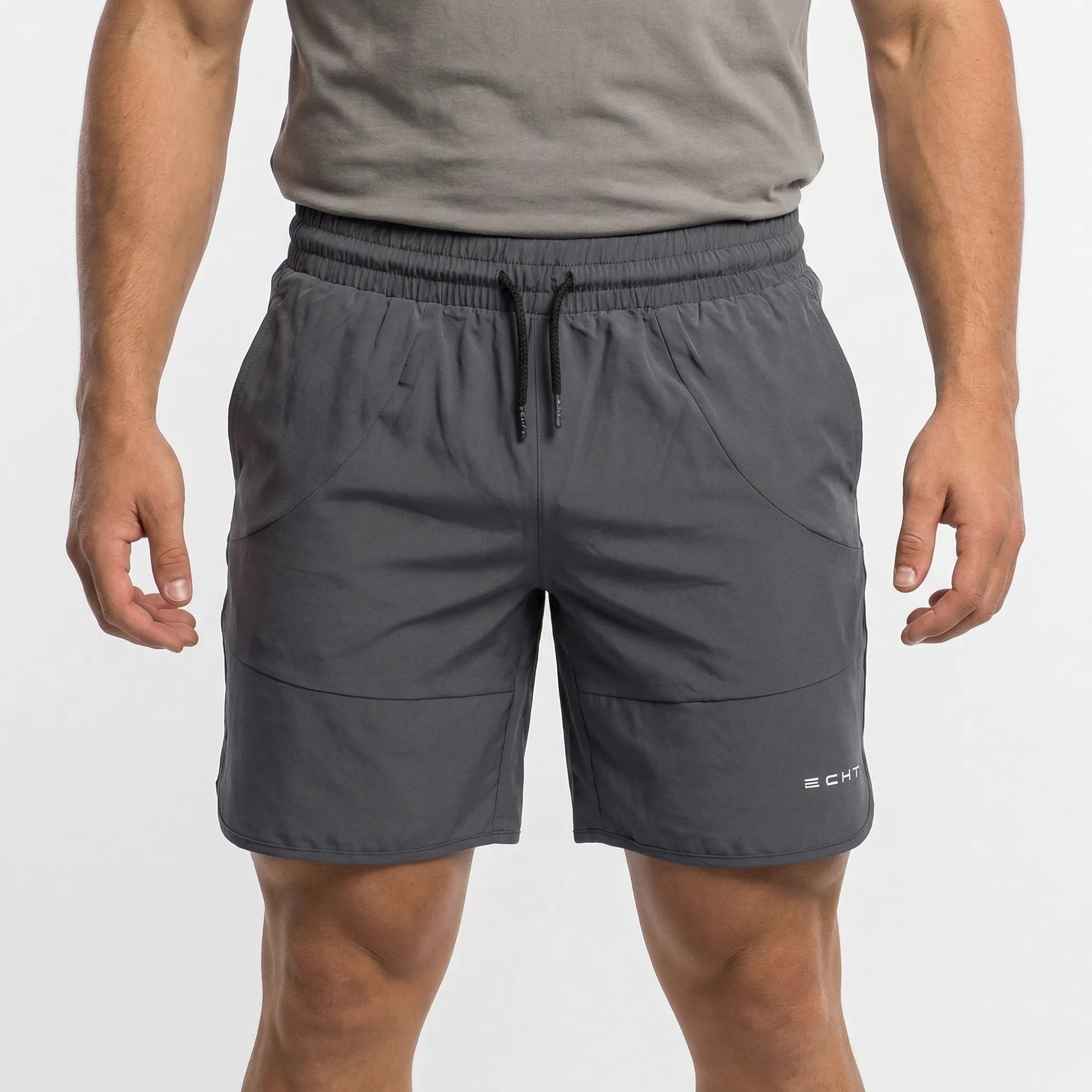 Krótkie Spodenki Sportowe Z Elastycznym Pasem - Trening Na Siłowni 