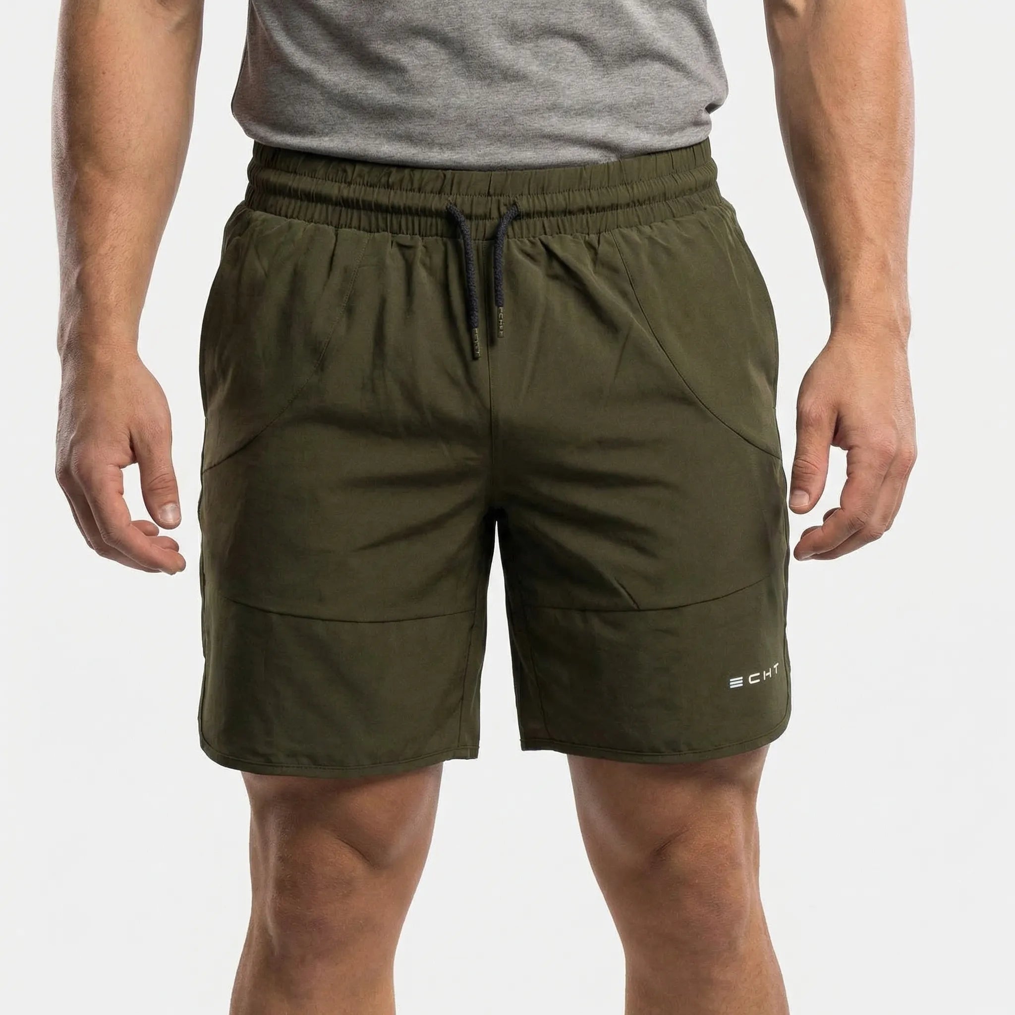 Krótkie Spodenki Sportowe Z Elastycznym Pasem - Trening Na Siłowni 