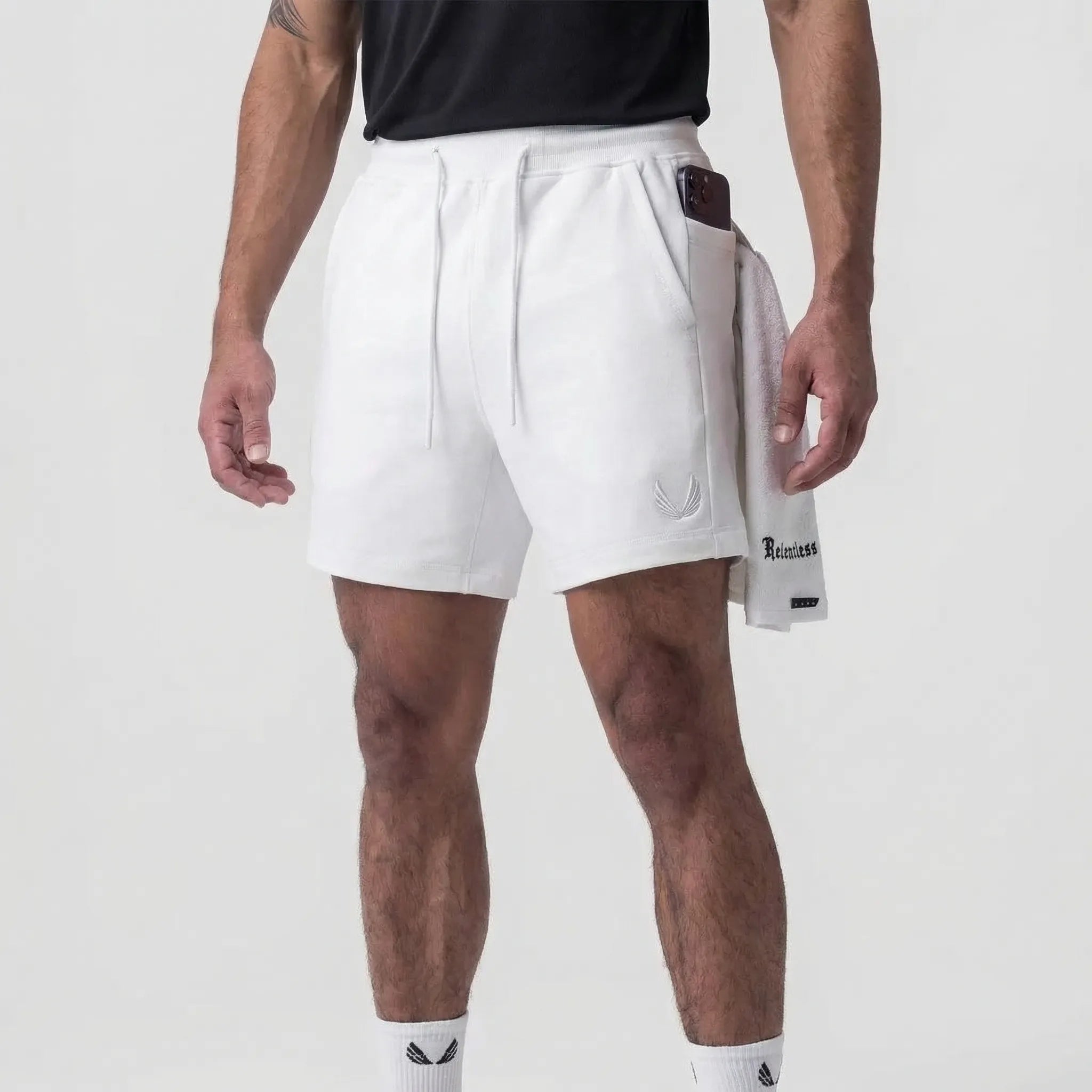 Krótkie Spodenki Z Elastyczną Talią - Trening I Siłownia 