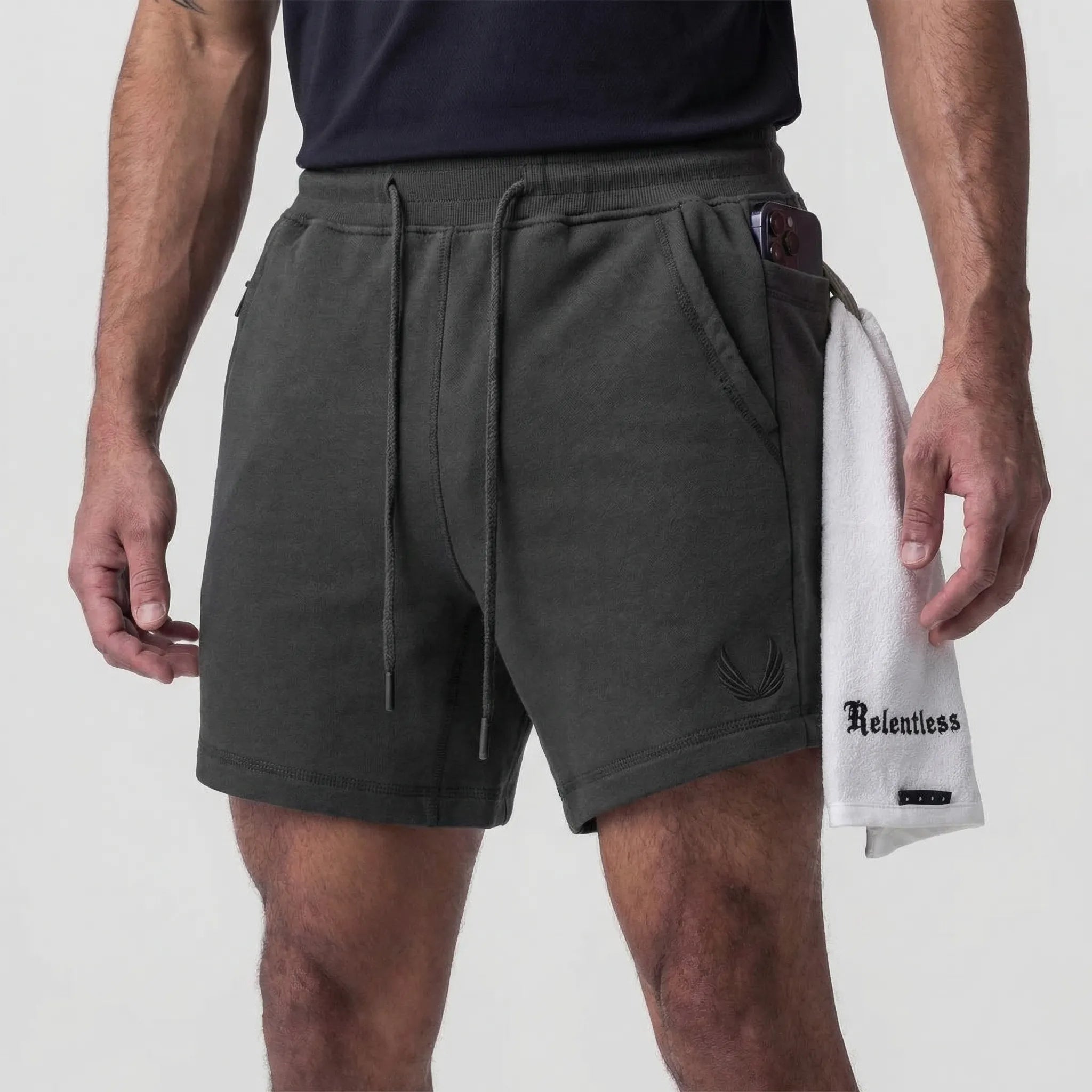 Krótkie Spodenki Z Elastyczną Talią - Trening I Siłownia 