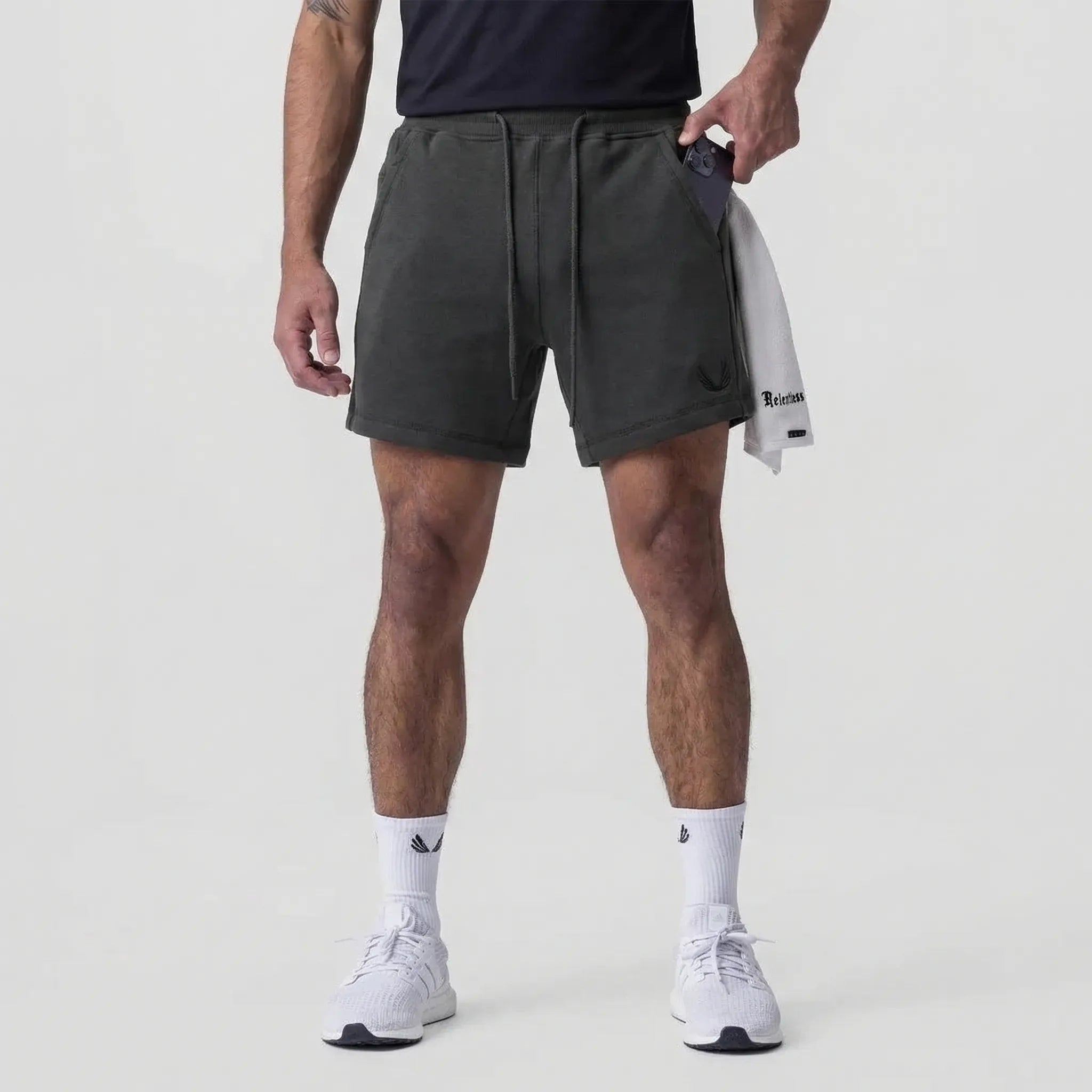 Krótkie Spodenki Z Elastyczną Talią - Trening I Siłownia 