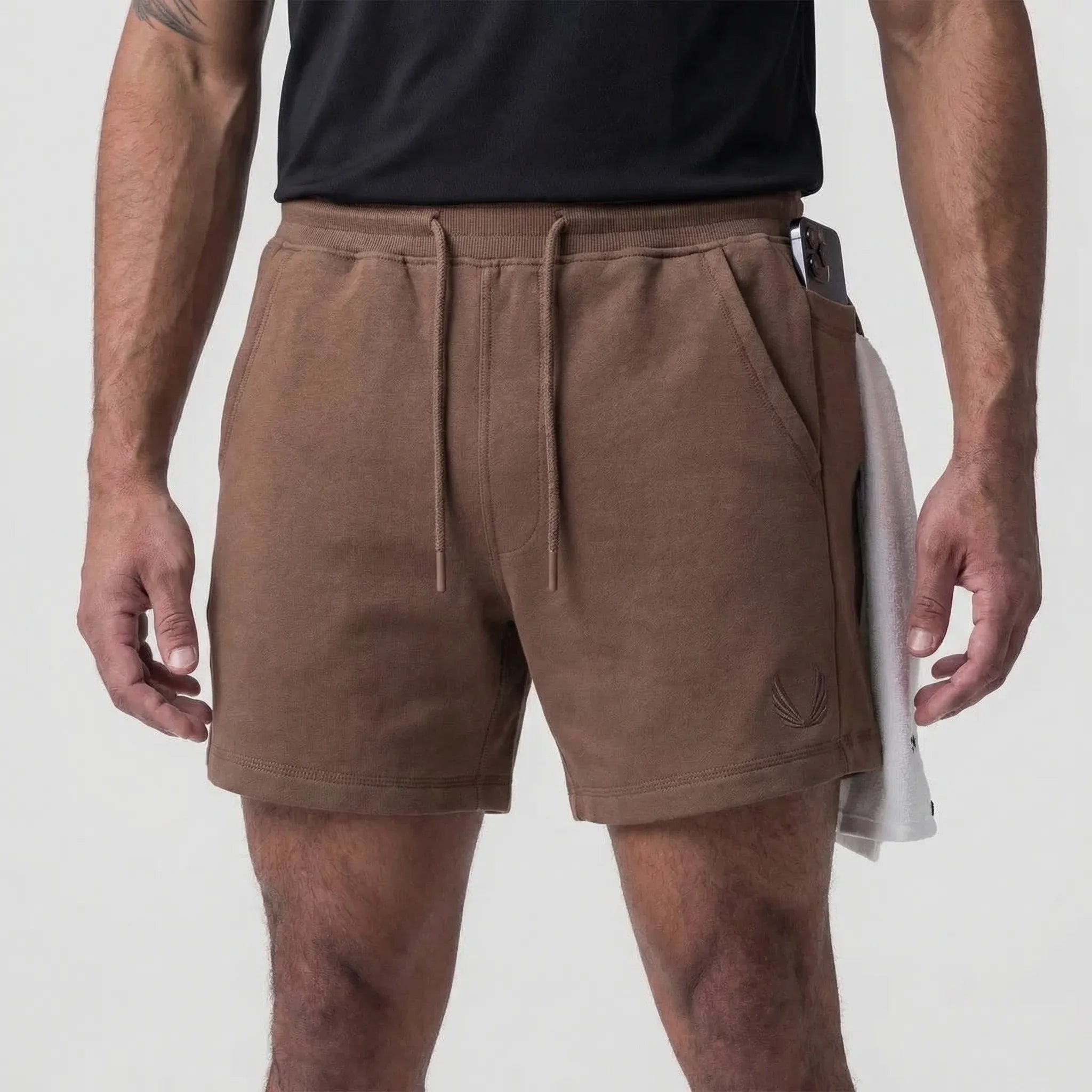 Krótkie Spodenki Z Elastyczną Talią - Trening I Siłownia 