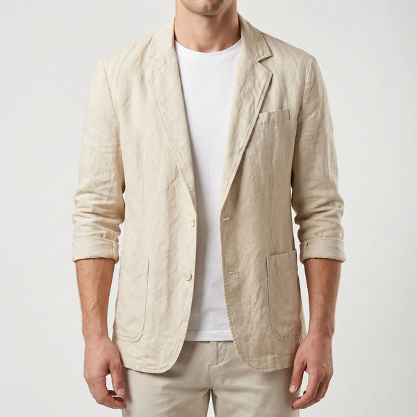 Lekki Blazer Z Klapowym Kołnierzem - Stylizacja Smart Casual 