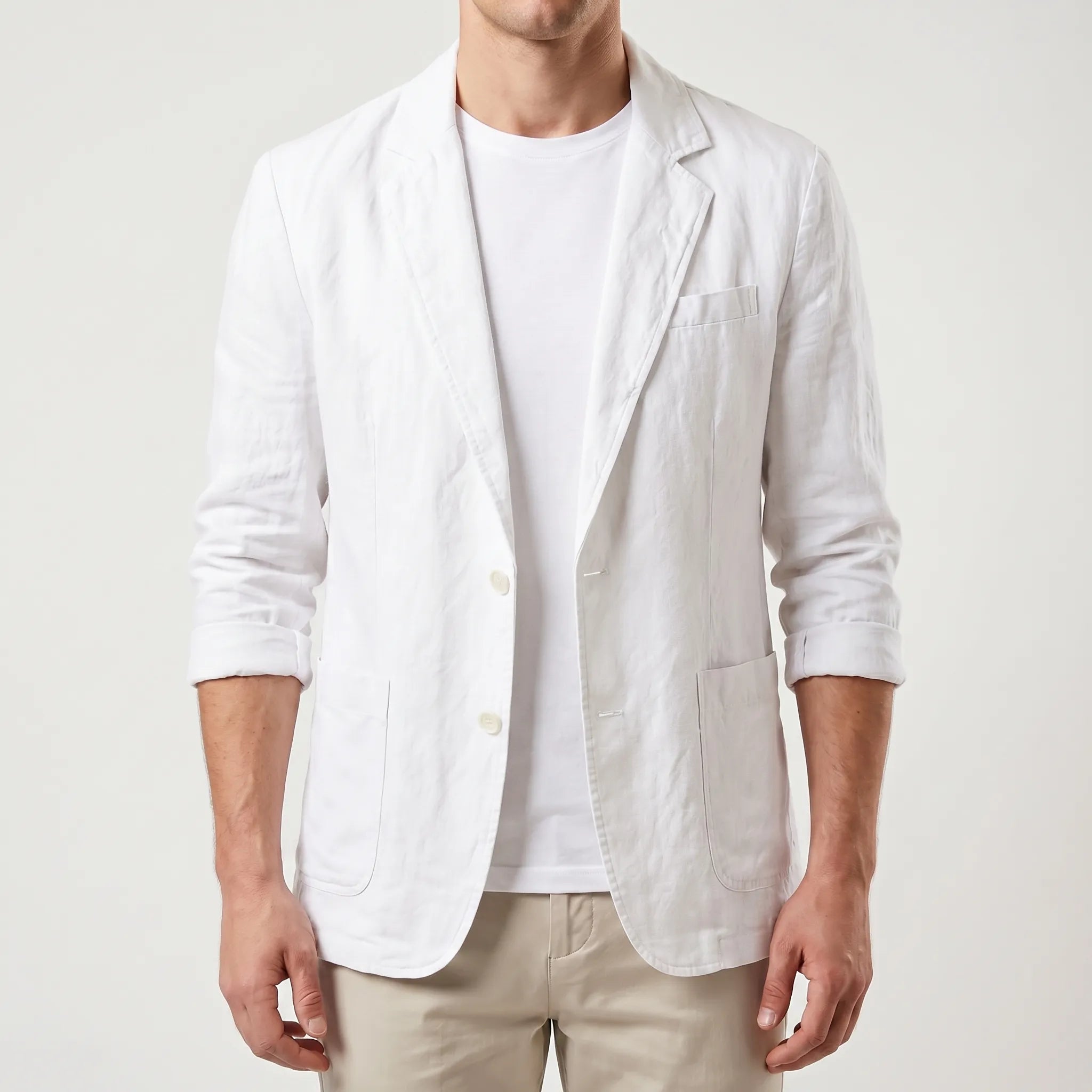 Lekki Blazer Z Klapowym Kołnierzem - Stylizacja Smart Casual 