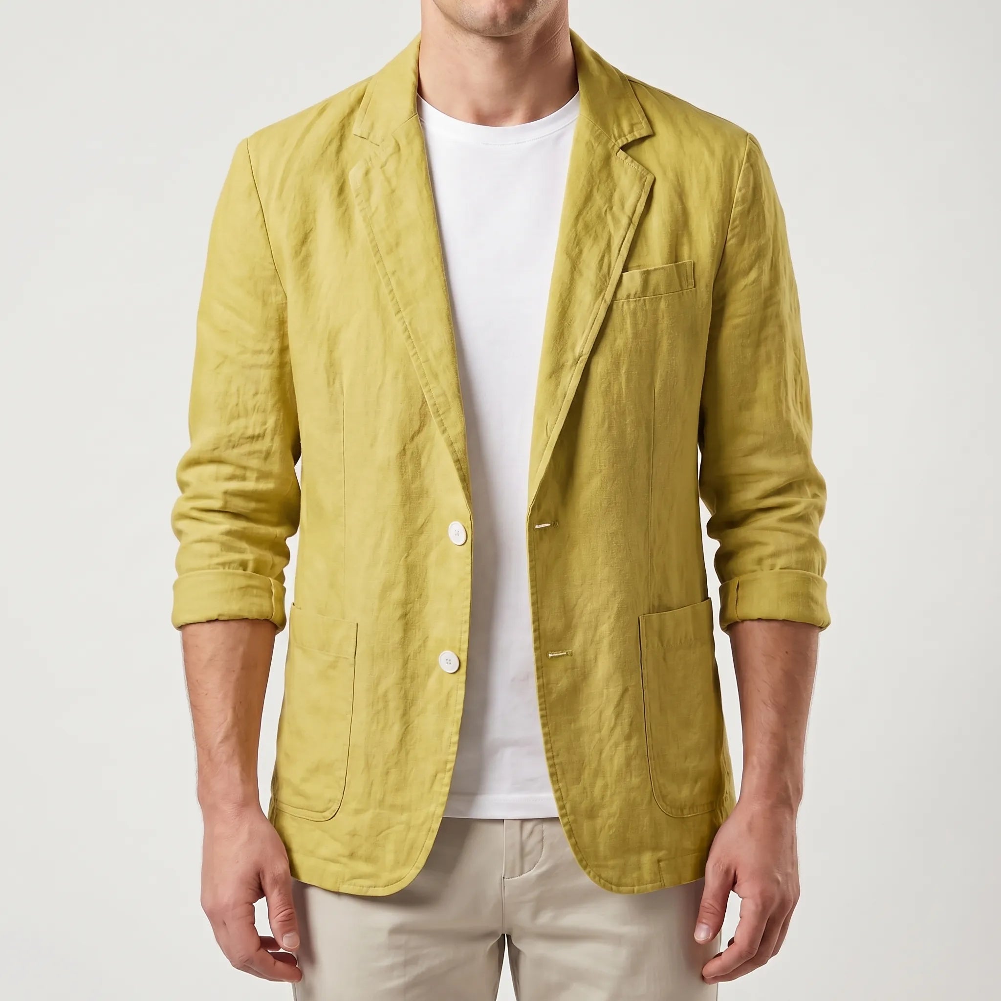 Lekki Blazer Z Klapowym Kołnierzem - Stylizacja Smart Casual 