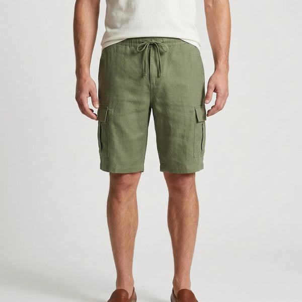 Lekkie Spodenki Do Kolan Dla Mężczyzn - Relaks Na Plaży 