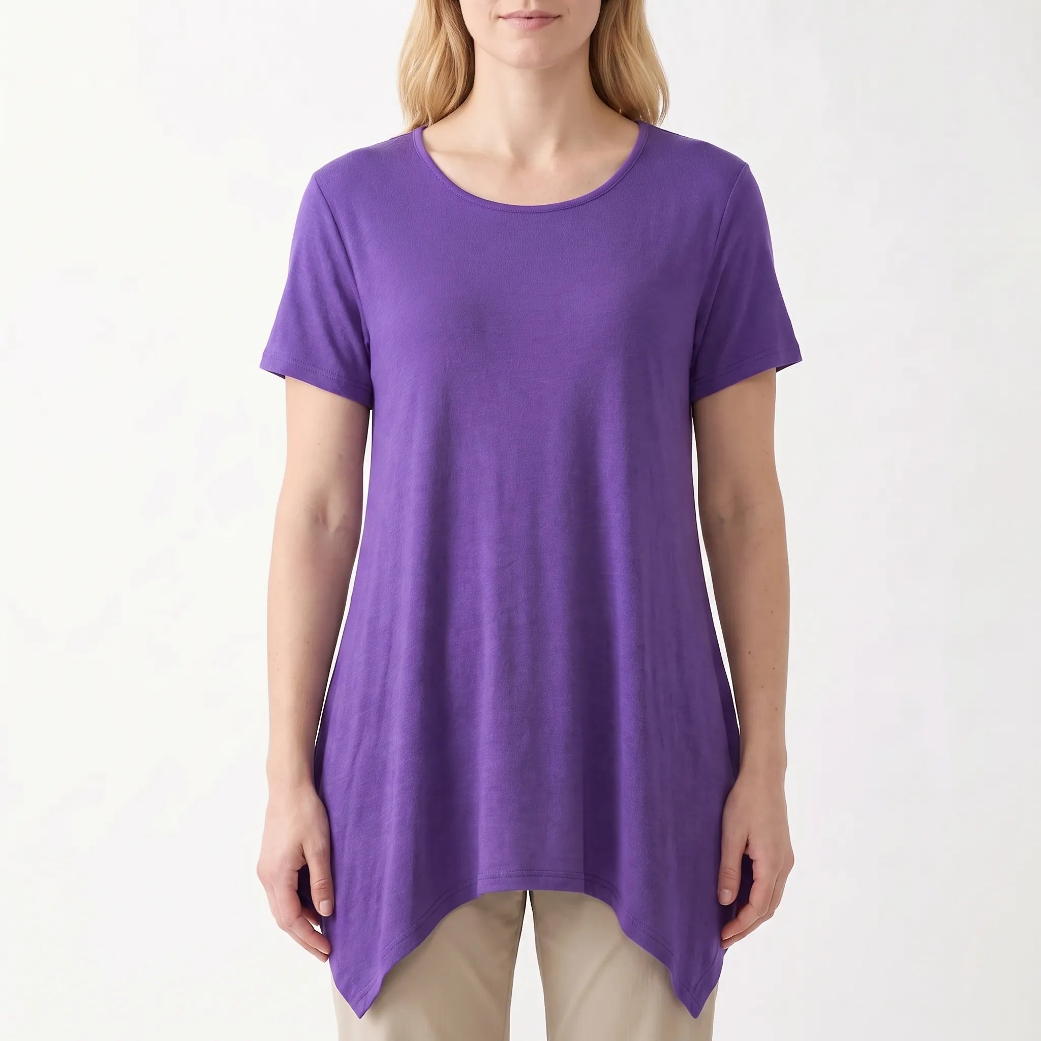 Luźny Letni T-Shirt Damski - Codzienne Stylizacje 