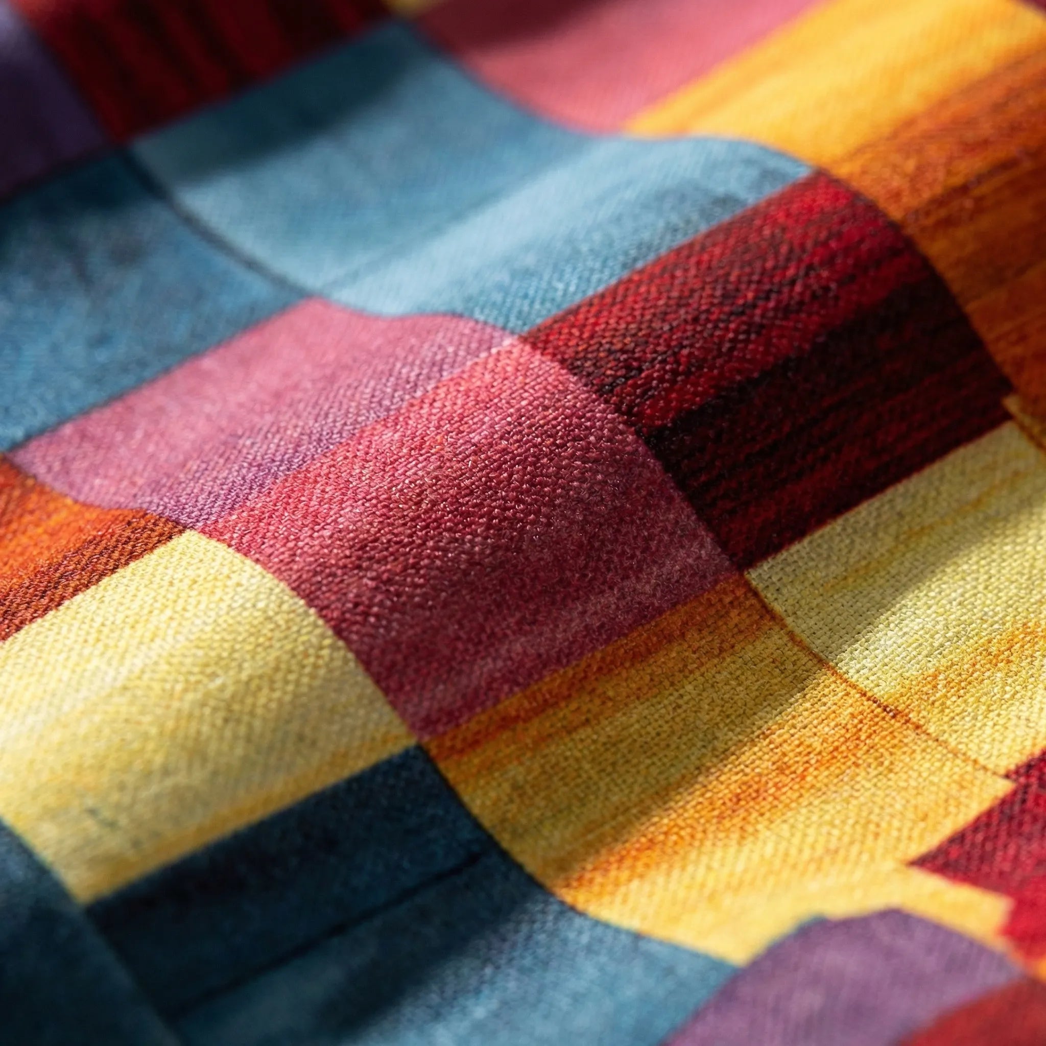 Męskie Spodenki Z Kolorowym Wzorem W Kratę - Wypoczynek Na Plaży 