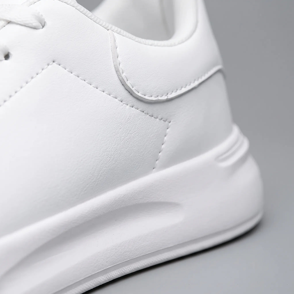 Minimalistyczne Białe Sneakersy Damskie - Codzienne Spacery 