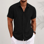 Miro – Men's Summer Shirt with Short Sleeves, Loose Fit, Casual