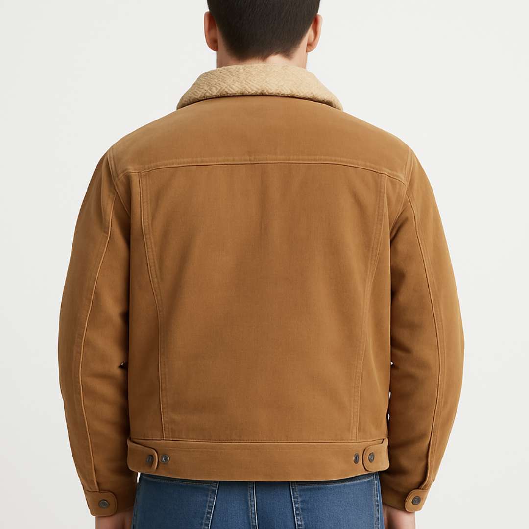 Męska kurtka sztruksowa ocieplana