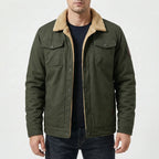 Pikowana Kurtka Bomber Z Podszewką Ze Sztucznego Futra - Codzienny Casual Look 