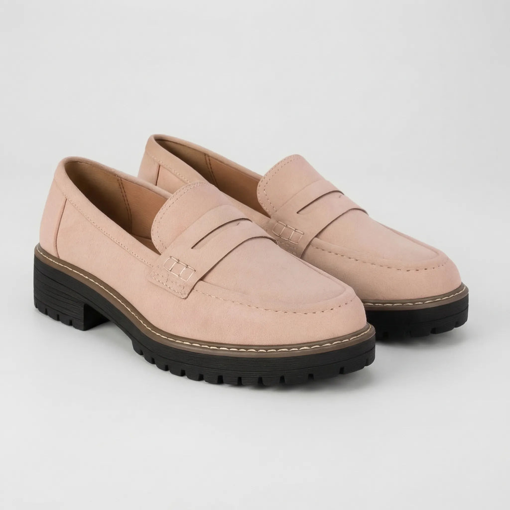 Platformowe Mokasyny W Stylu Retro - Codzienna Stylizacja Miejska 