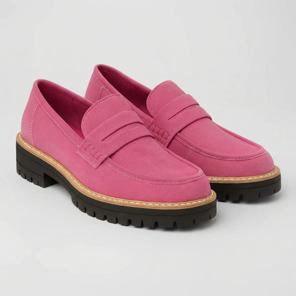 Platformowe Mokasyny W Stylu Retro - Codzienna Stylizacja Miejska 