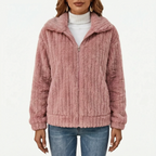 Puszysty Zapinany Sweter Kardigan - Codzienne Spacery 