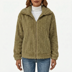 Puszysty Zapinany Sweter Kardigan - Codzienne Spacery 