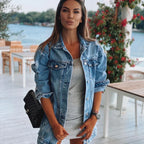 Milo – Casual Oversized Jacket with Buttons and Pockets for Everyday Wear for Women