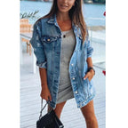 Milo – Casual Oversized Jacket with Buttons and Pockets for Everyday Wear for Women