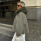 Wiktoria – Women's Hooded Jacket Structural Modern Elegant