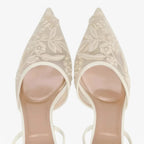 Livia – Elegant Women's Pointed High Heels with Floral Embroidery and Comfortable Fit