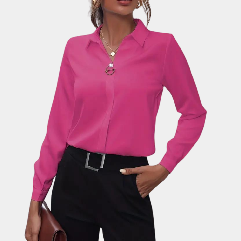 Dominika – Essential Women's Casual Blouse for Everyday Wear