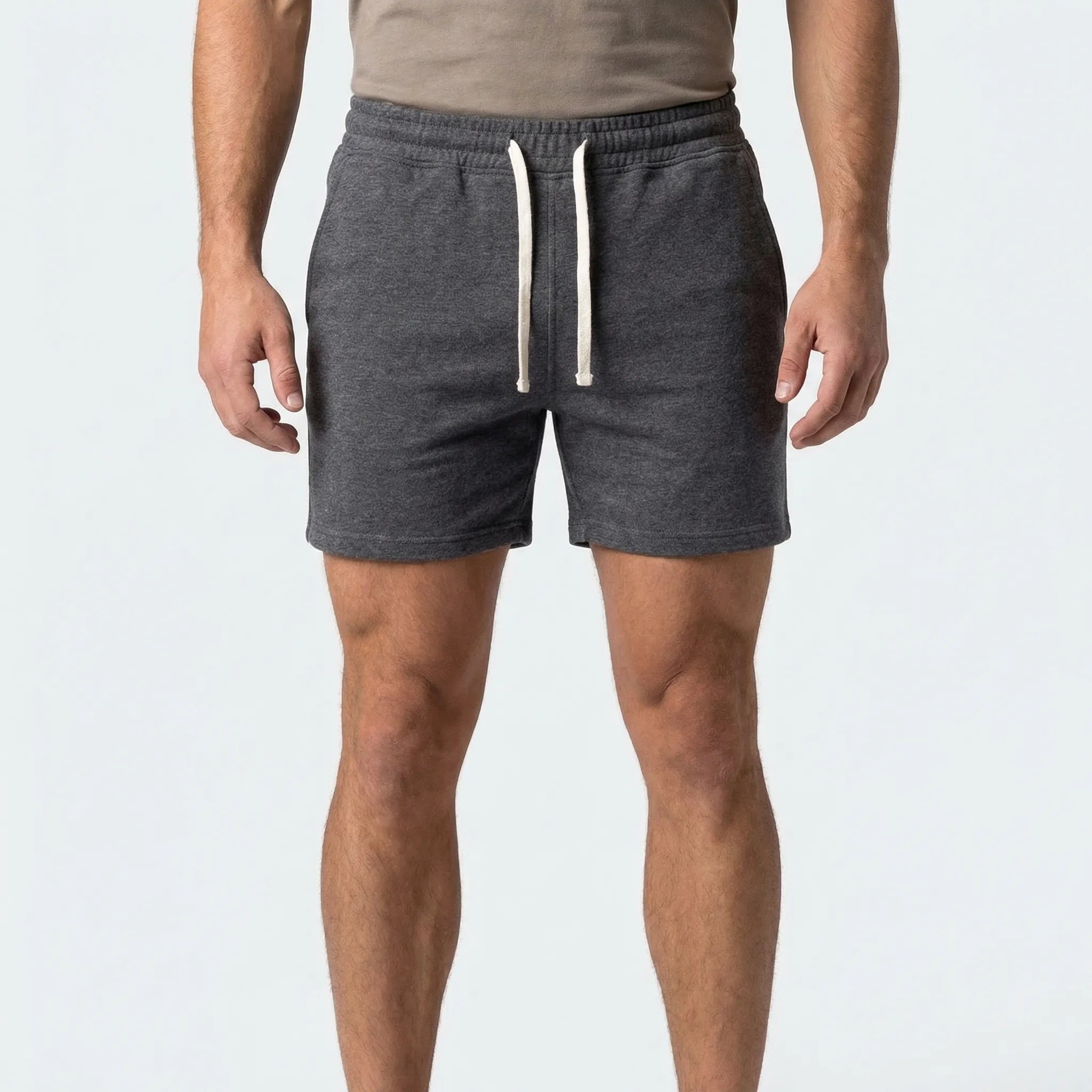 Sportowe Szorty Męskie Z Elastycznym Pasem - Codzienny Relaks I Wypoczynek 