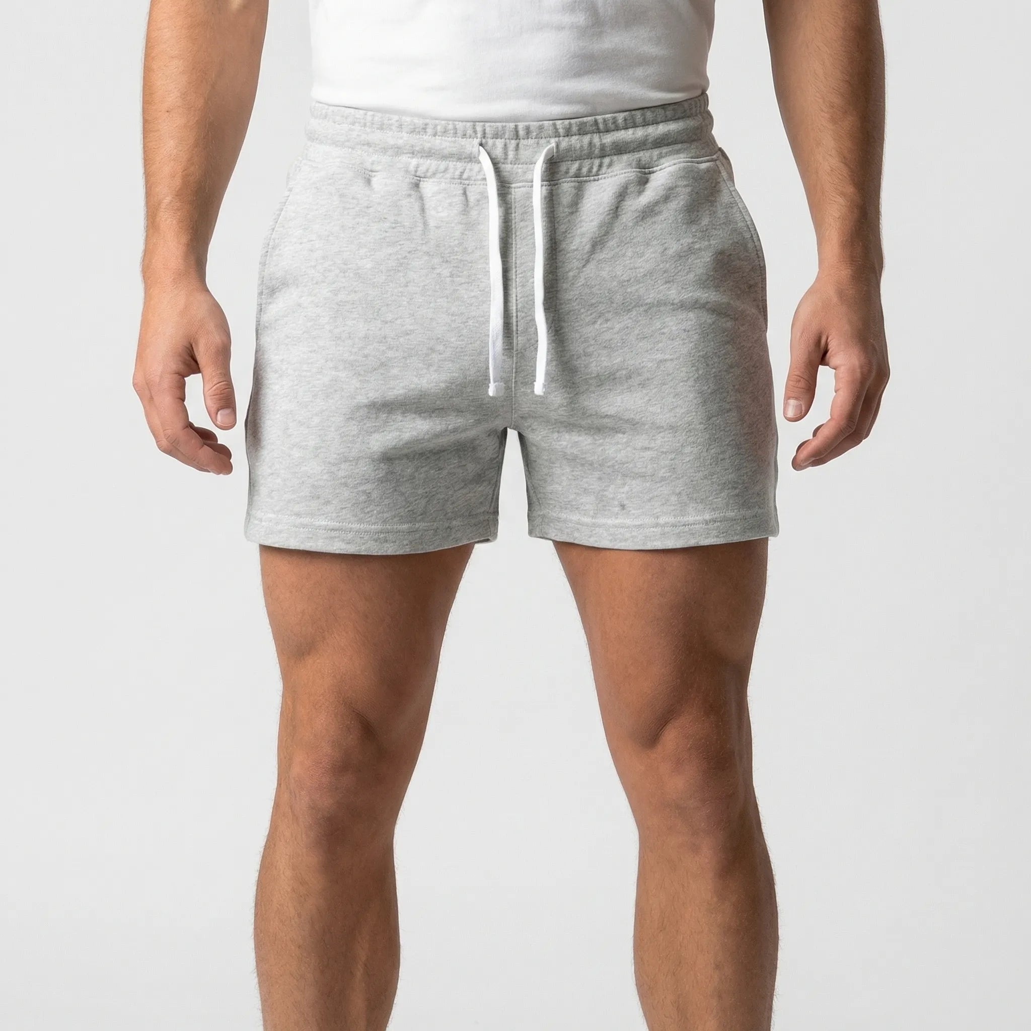 Sportowe Szorty Męskie Z Elastycznym Pasem - Codzienny Relaks I Wypoczynek 