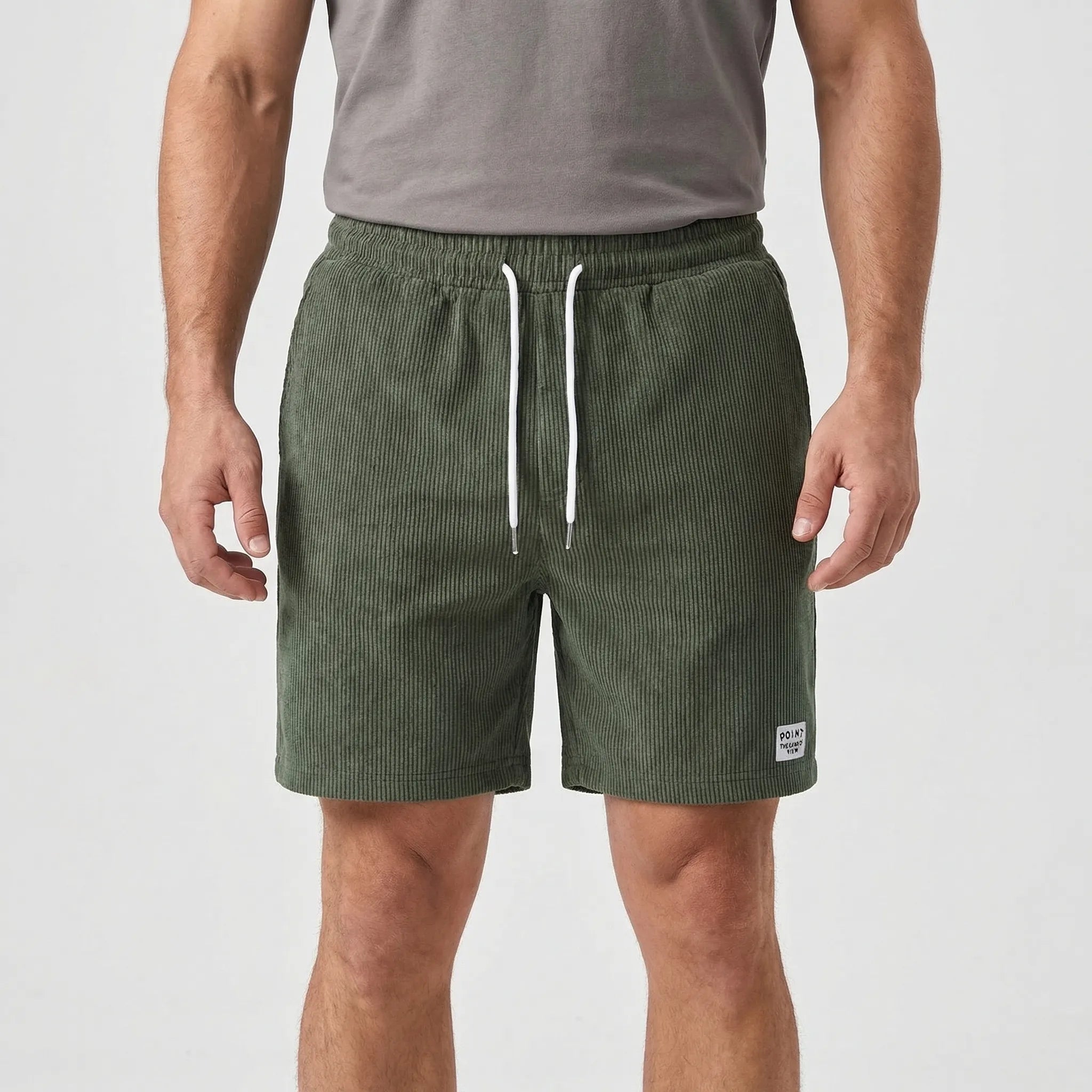 Sportowe Szorty Z Elastycznym Pasem - Aktywność Na Świeżym Powietrzu 