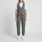 Trzyczęściowy Komplet W Pionowe Paski - Stylizacja Do Biura 