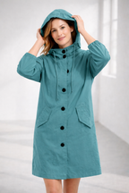 Marielle - Women's Mid-Length Casual Hooded Jacket