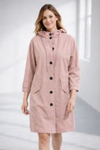 Marielle - Women's Mid-Length Casual Hooded Jacket