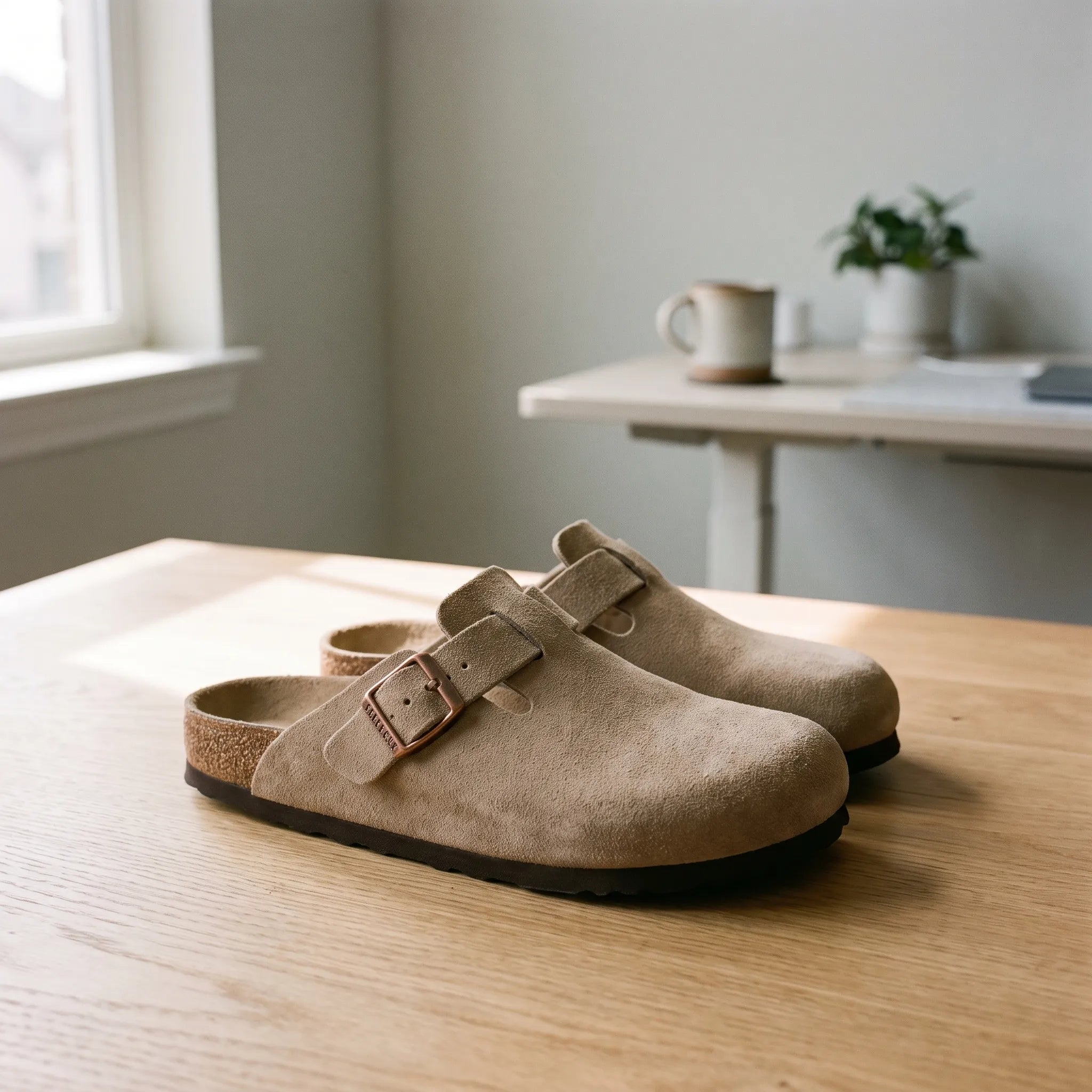 Wsuwane Buty Chodaki Z Paskiem - Codzienne Spacery 