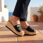 Wsuwane Espadryle Na Koturnie - Letnie Spacery 