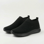 Wsuwane Sneakersy Z Ozdobnymi Detalami - Codzienne Spacery 