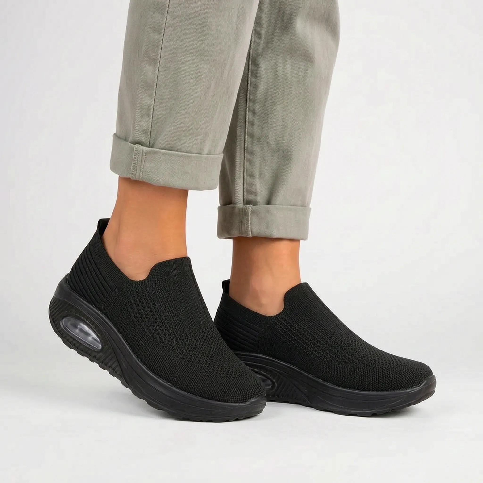 Wygodne Wsuwane Buty Sportowe Damskie - Codzienne Spacery 