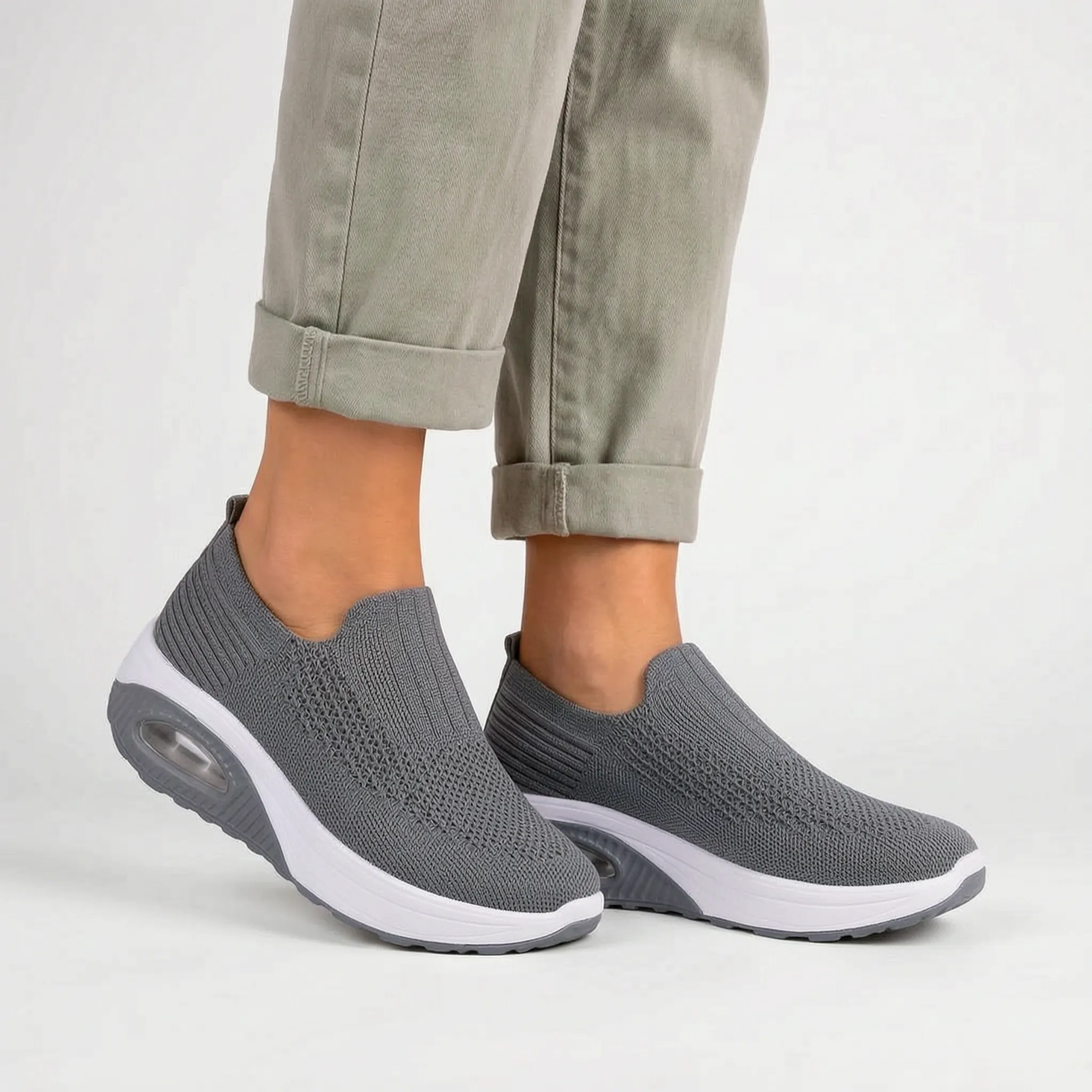 Wygodne Wsuwane Buty Sportowe Damskie - Codzienne Spacery 