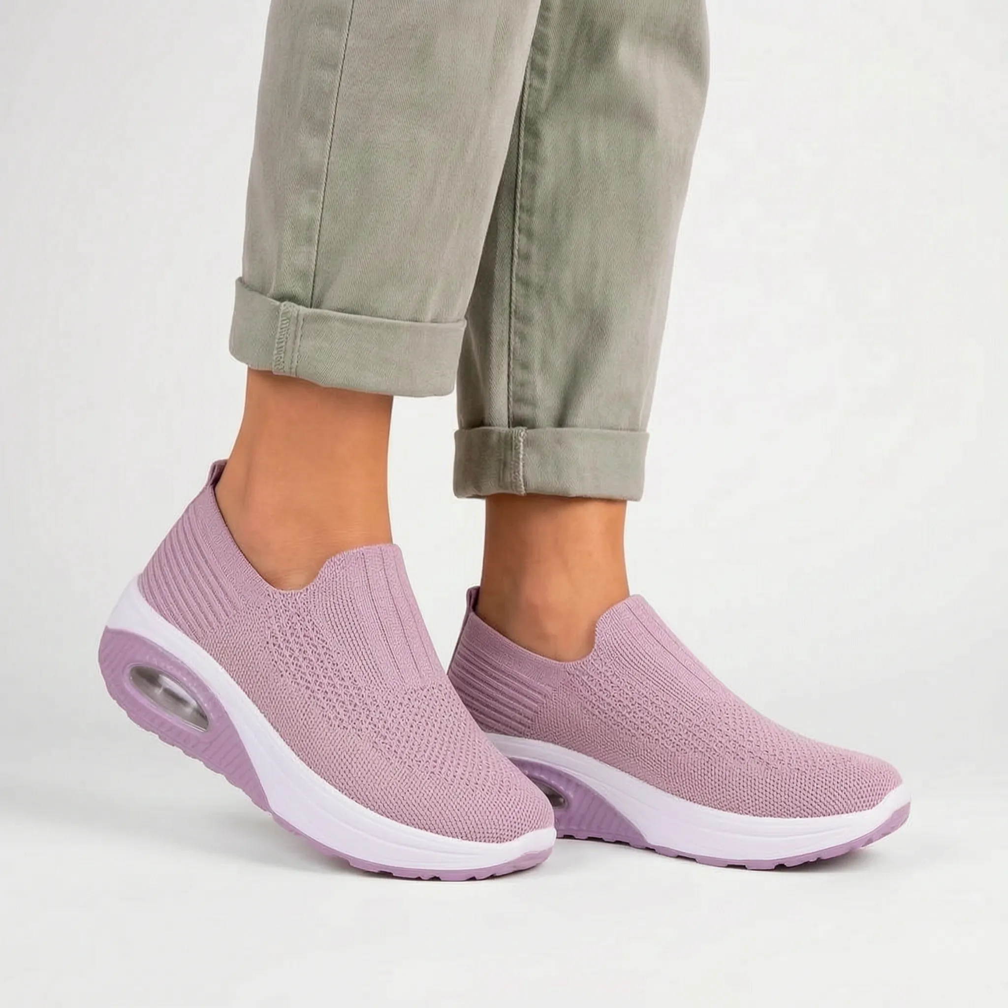Wygodne Wsuwane Buty Sportowe Damskie - Codzienne Spacery 