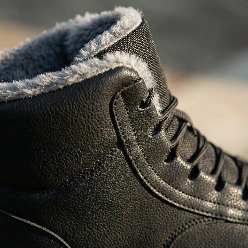 Wysokie Buty Śniegowe Dla Mężczyzn - Chodzenie Po Śniegu 