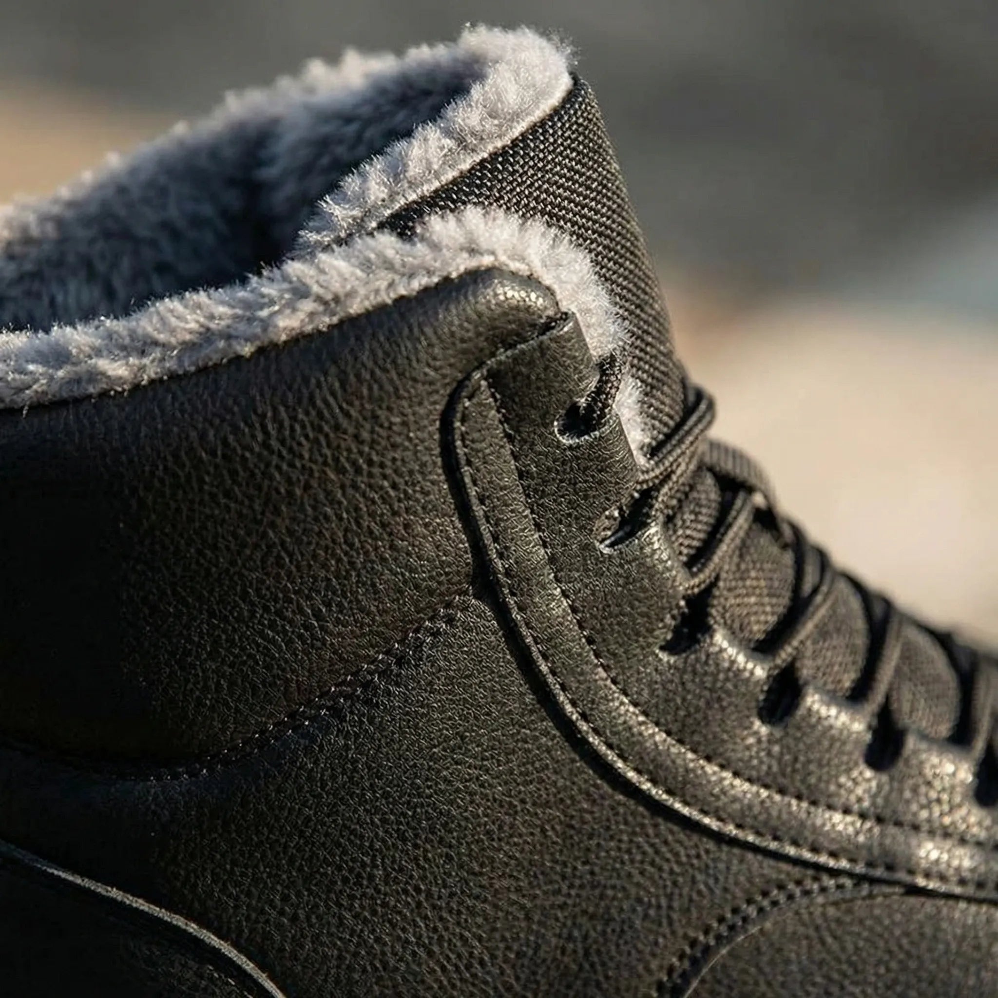 Wysokie Buty Śniegowe Dla Mężczyzn - Chodzenie Po Śniegu 