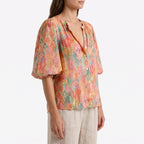 Wzorzysta Bluzka Damska W Stylu Boho - Codzienne Spacery 