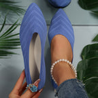 Leontyna – Klasszikus női slip-on cipő hegyes orral, elegáns kivitelben